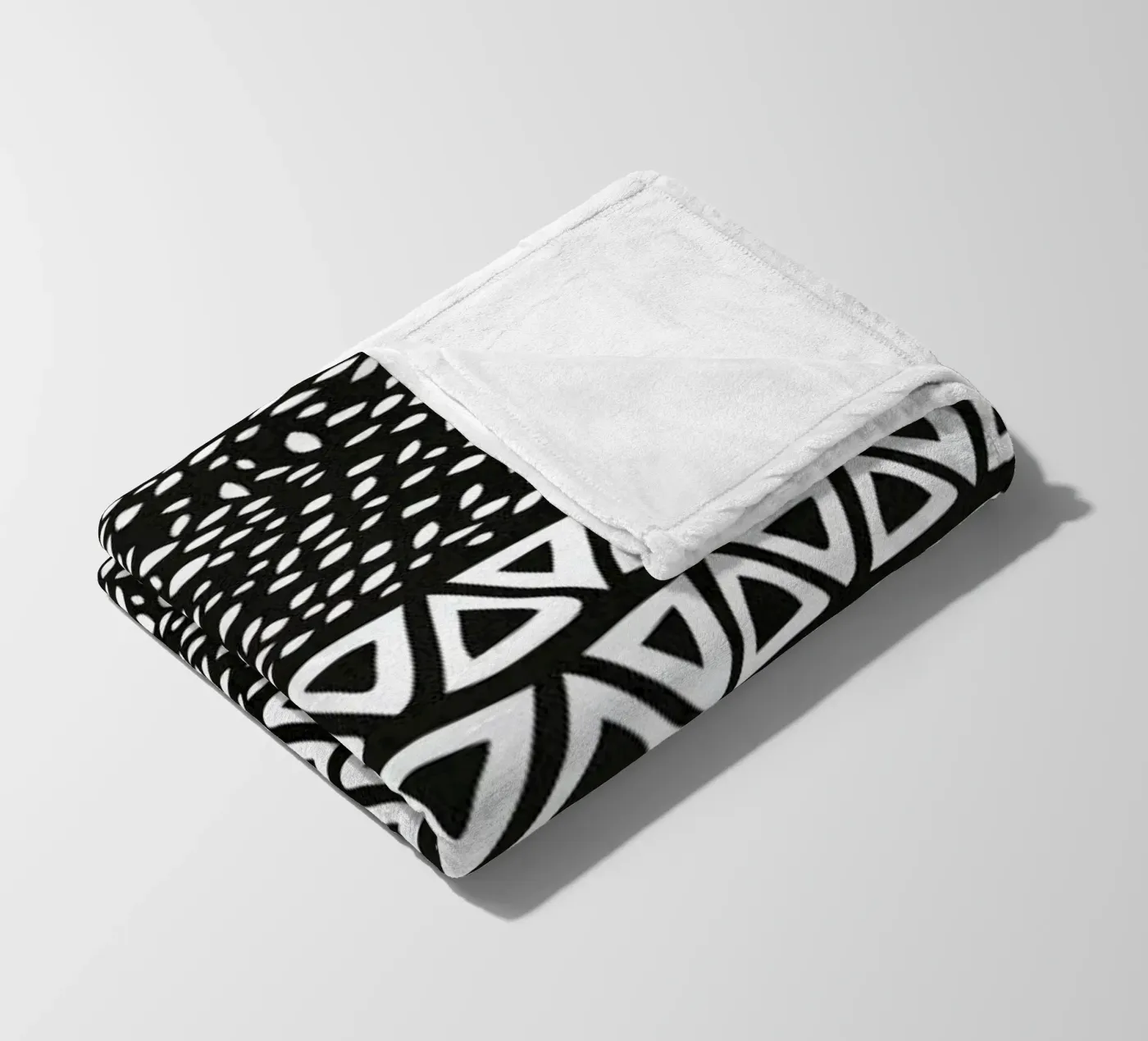 Wind Night Path fleece blanket by Pom Graphic Design