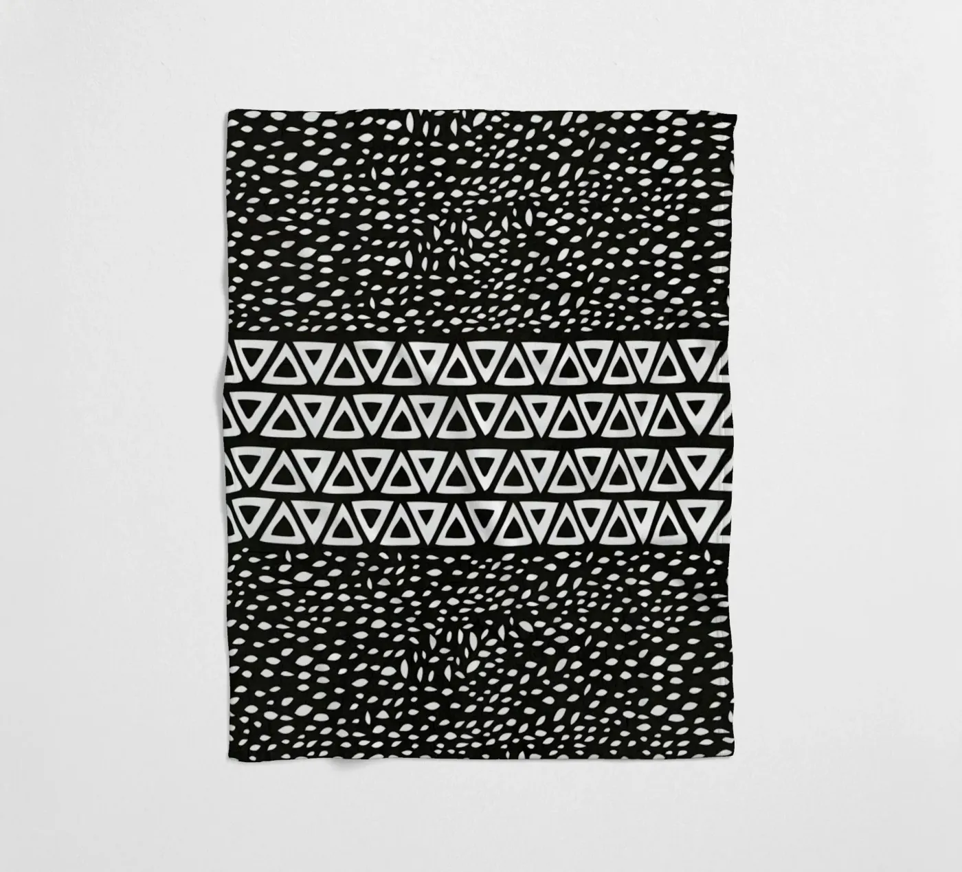 Wind Night Path fleece blanket by Pom Graphic Design