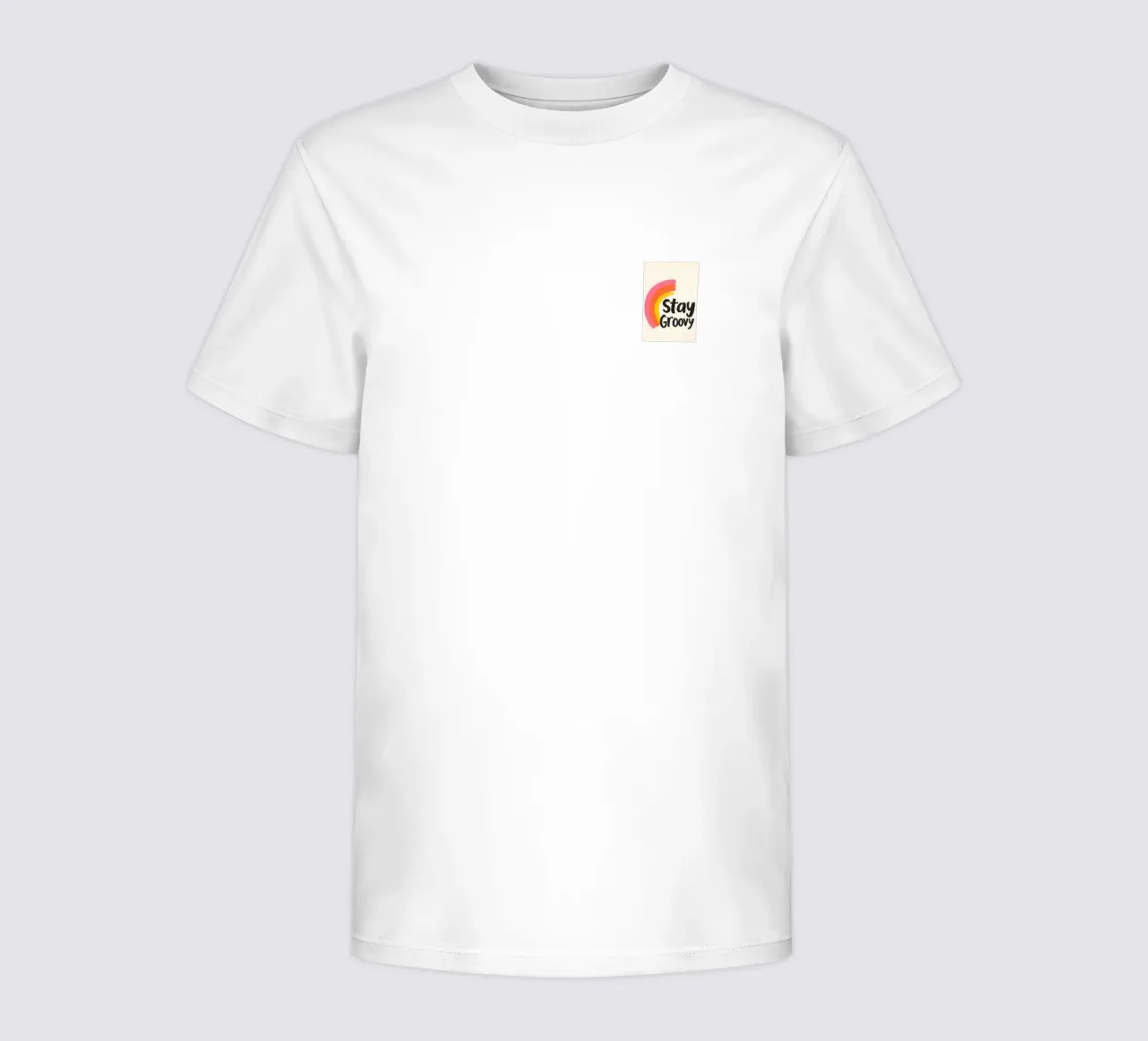 Stay Groovy - Design arc-en-ciel d'inspiration rétro t-shirt enfant de QuooodZ by MooodzArt