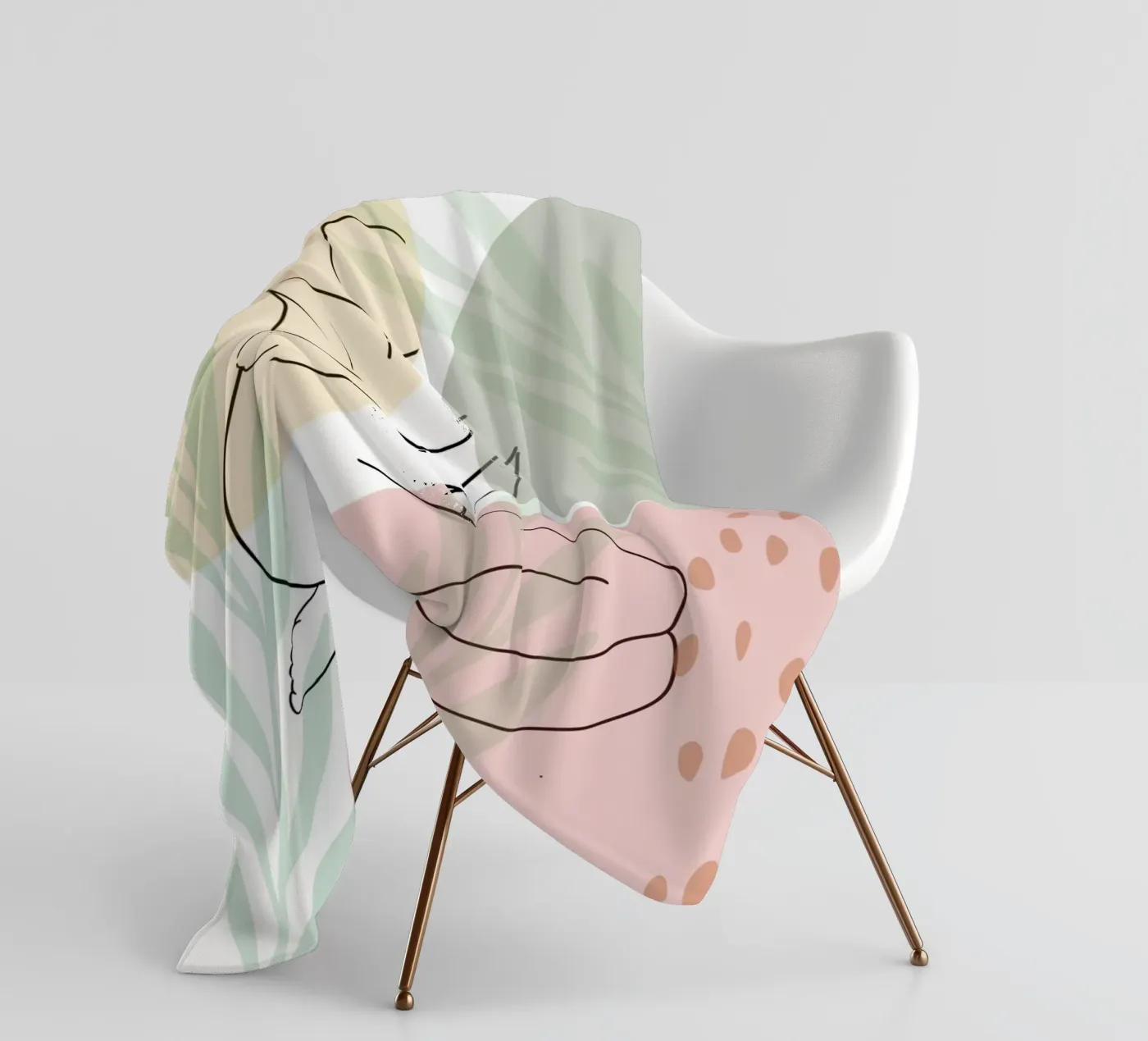 Stardust Frames plaid polaire de Mathudace Créas