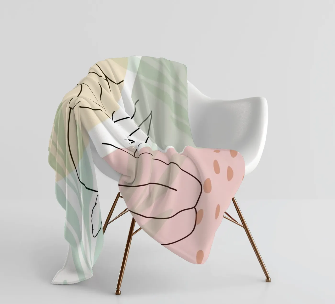 Stardust Frames plaid polaire de Mathudace Créas