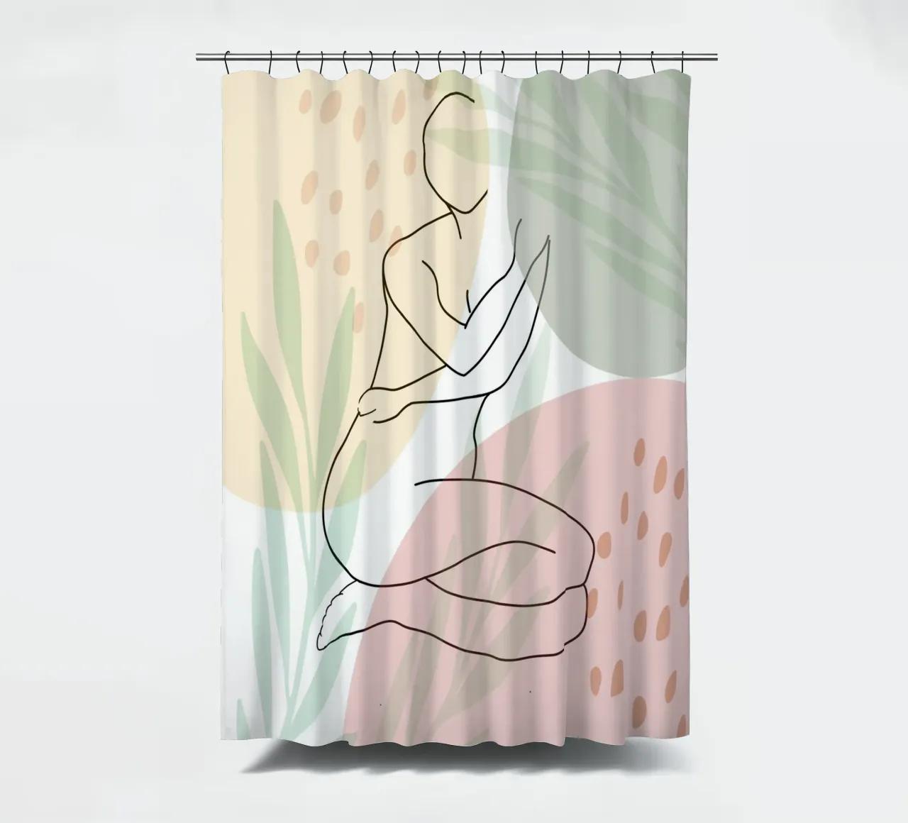 Stardust Frames Duschvorhang von Mathudace Créas