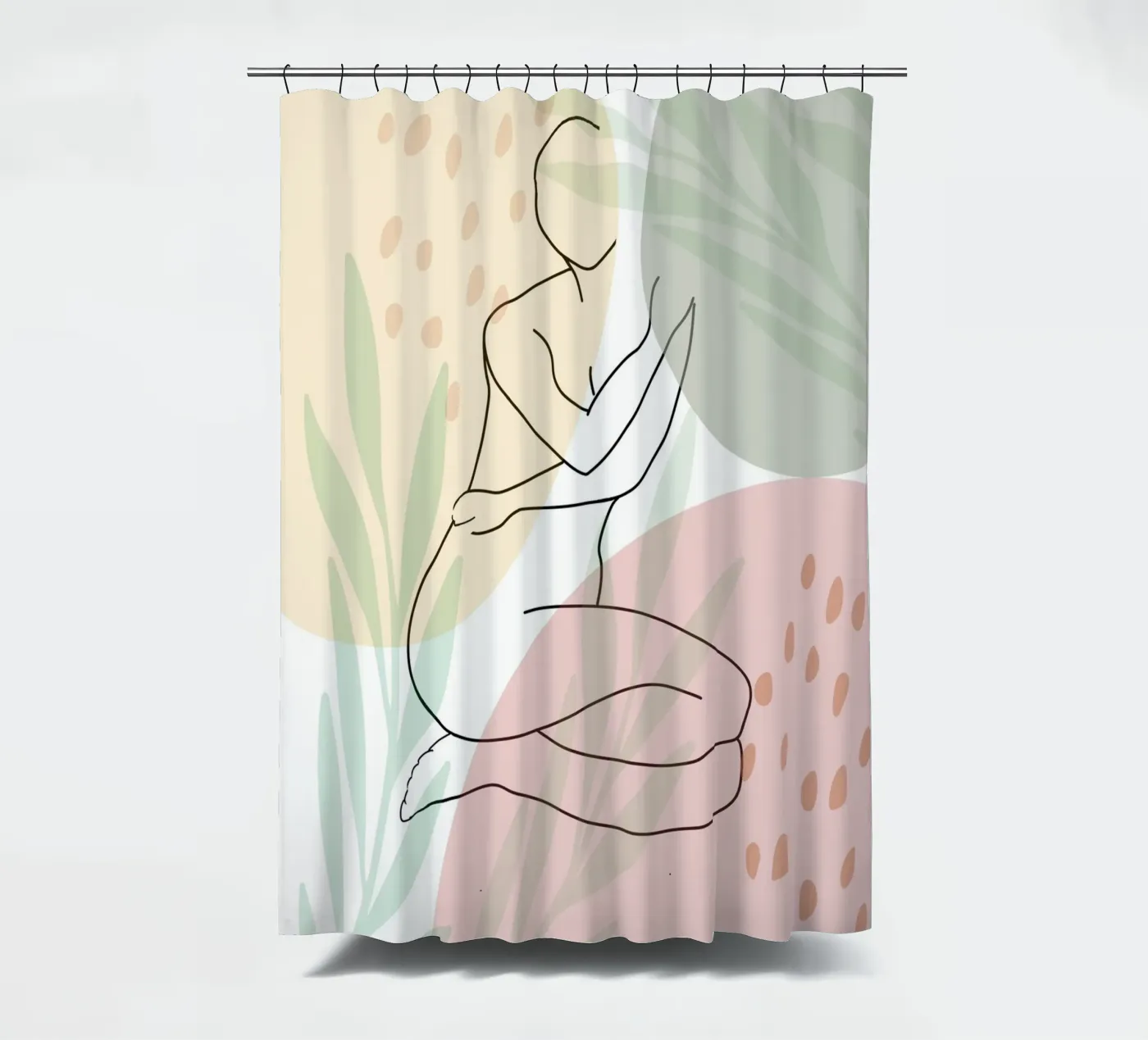 Stardust Frames Duschvorhang von Mathudace Créas