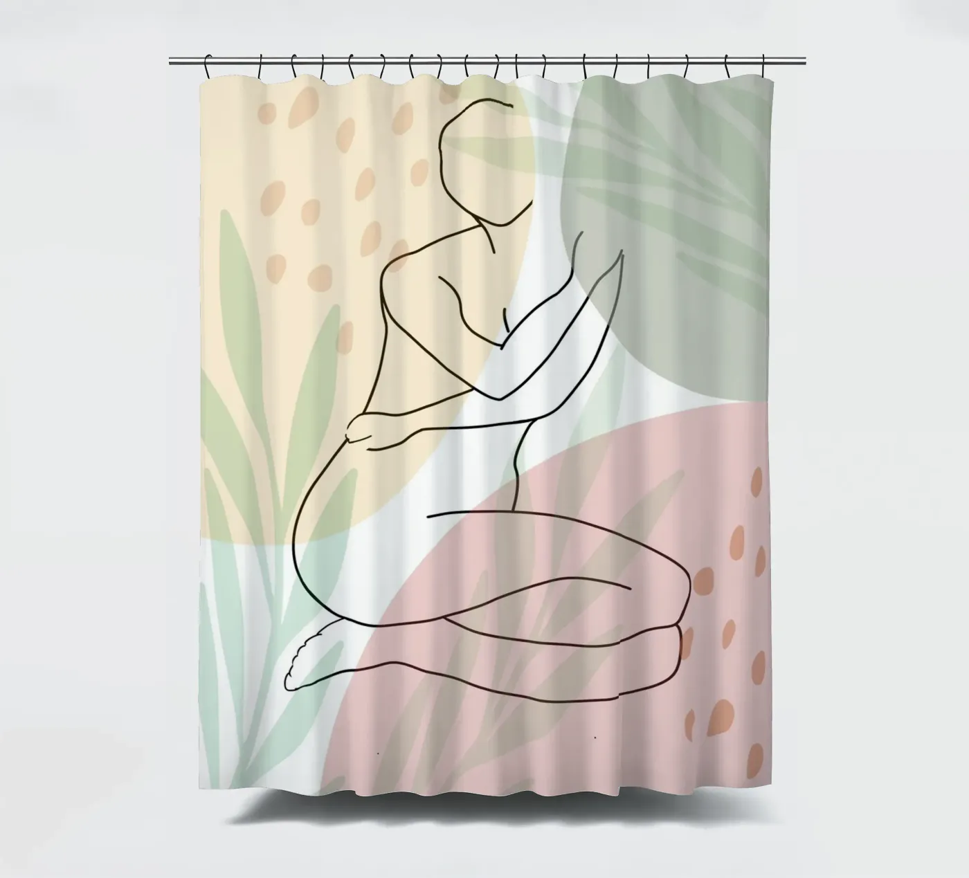 Stardust Frames Duschvorhang von Mathudace Créas