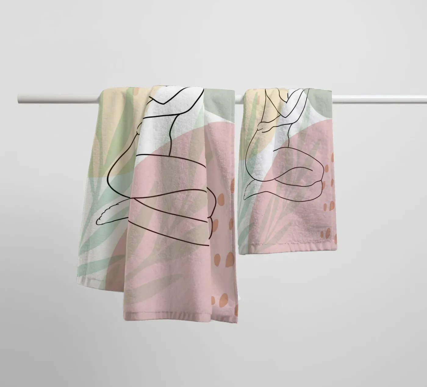 Stardust Frames towel by Mathudace Créas