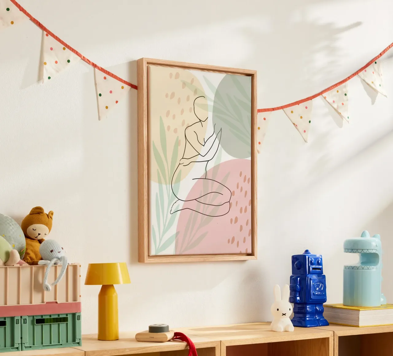 Stardust Frames canvas met Baklijst van Mathudace Créas