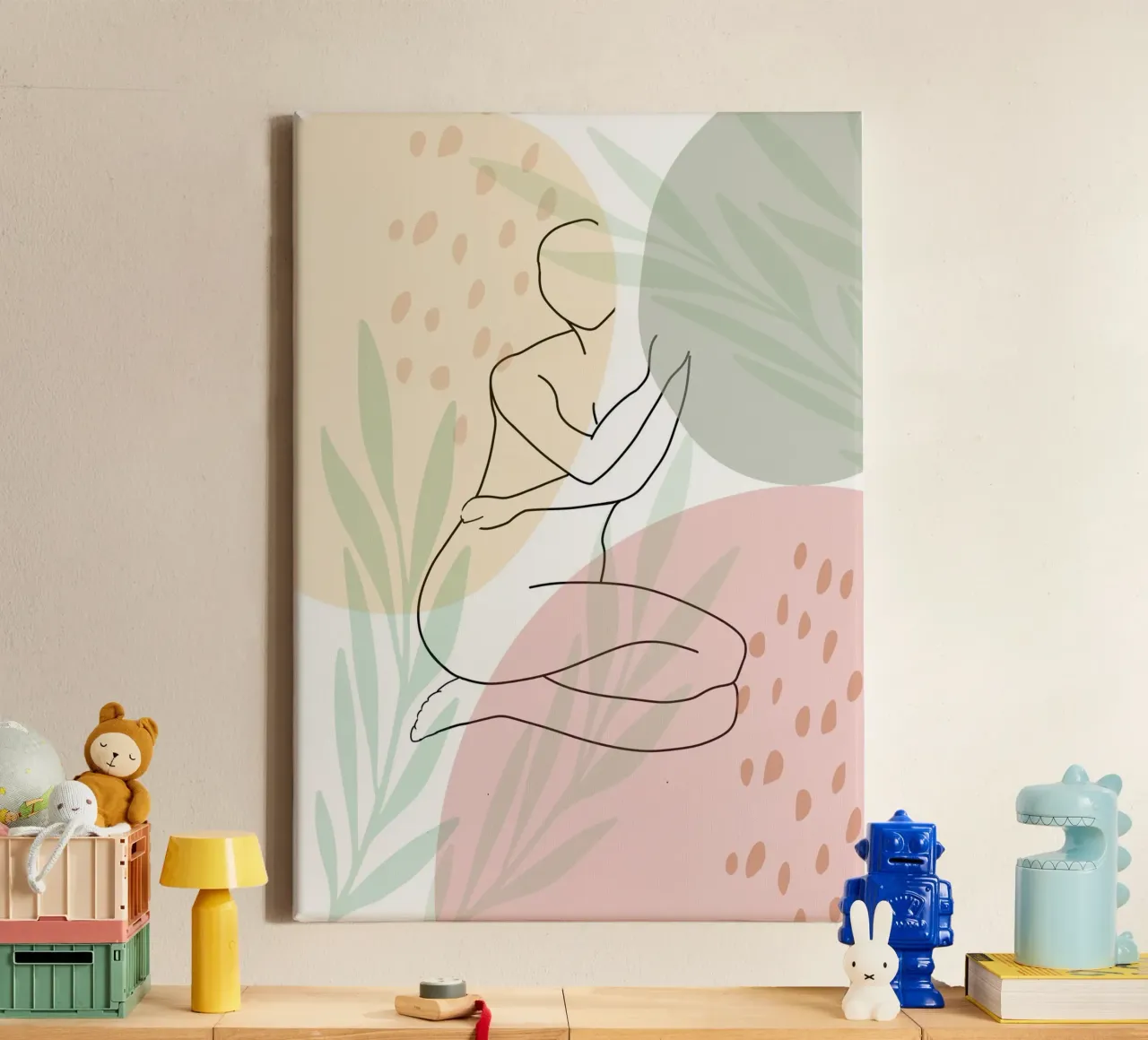 Stardust Frames canvas met Baklijst van Mathudace Créas