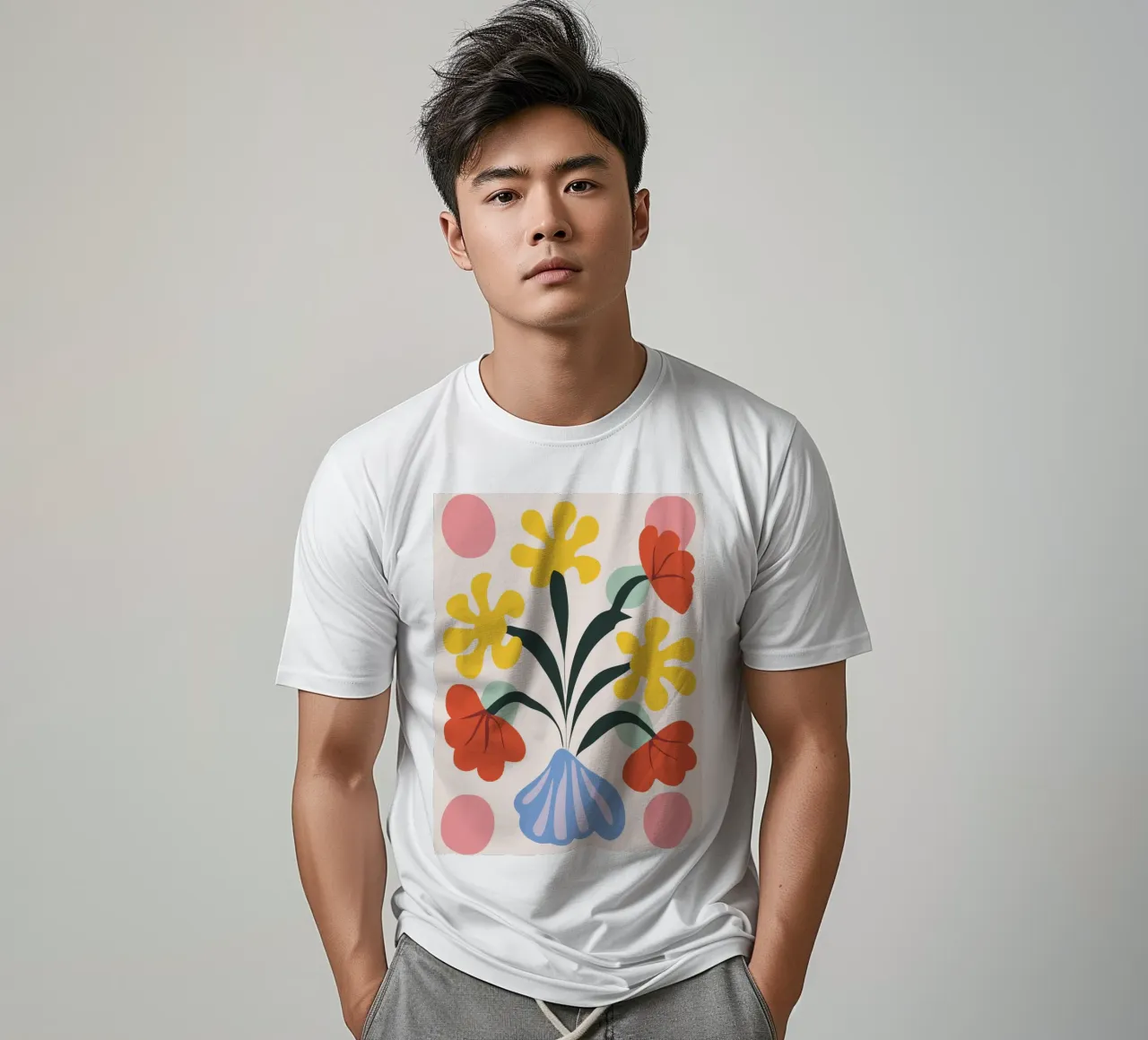 Miscela di fiori retrò t-shirt da Whole©