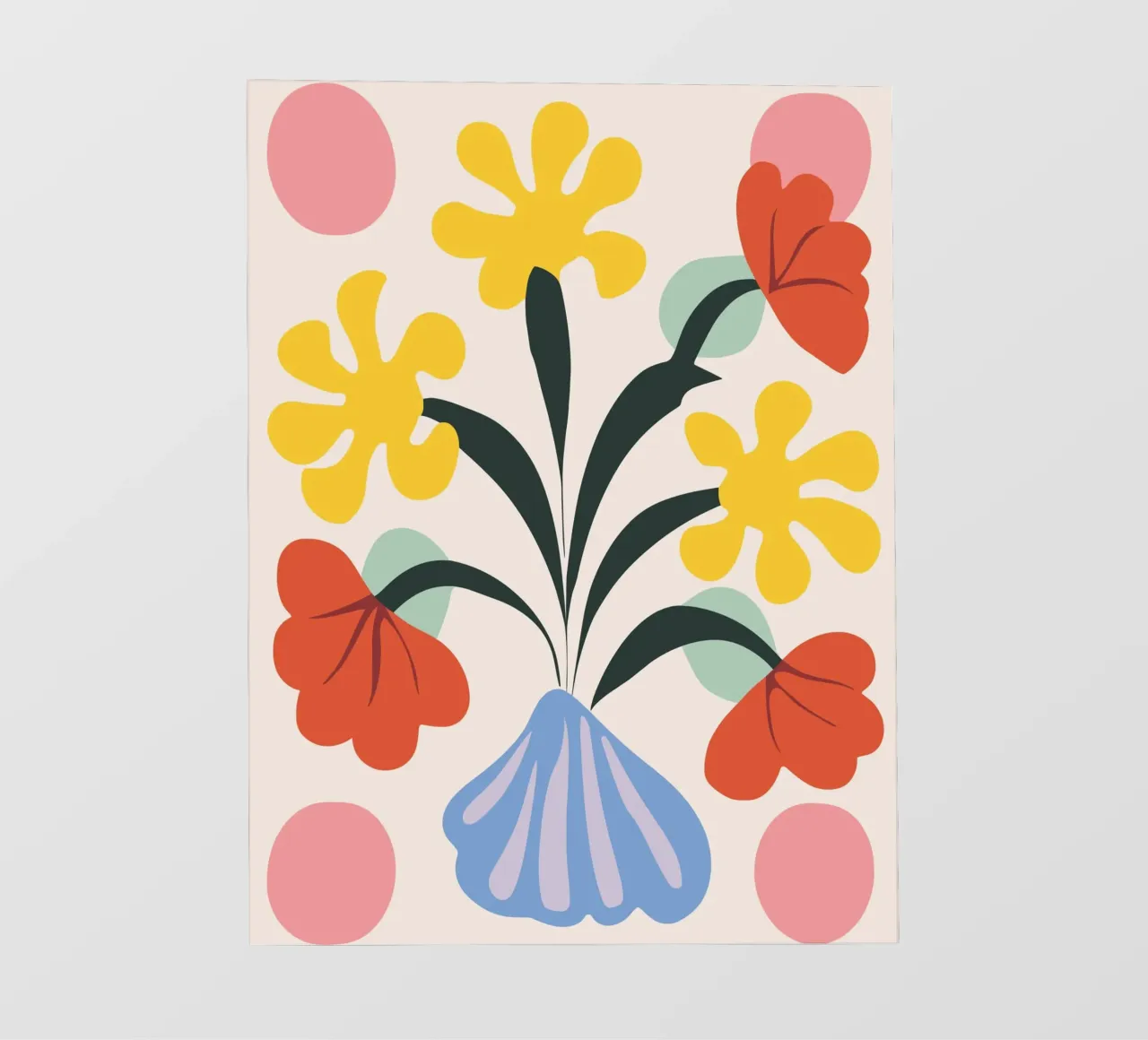 Miscela di fiori retrò telo in pvc da Whole©