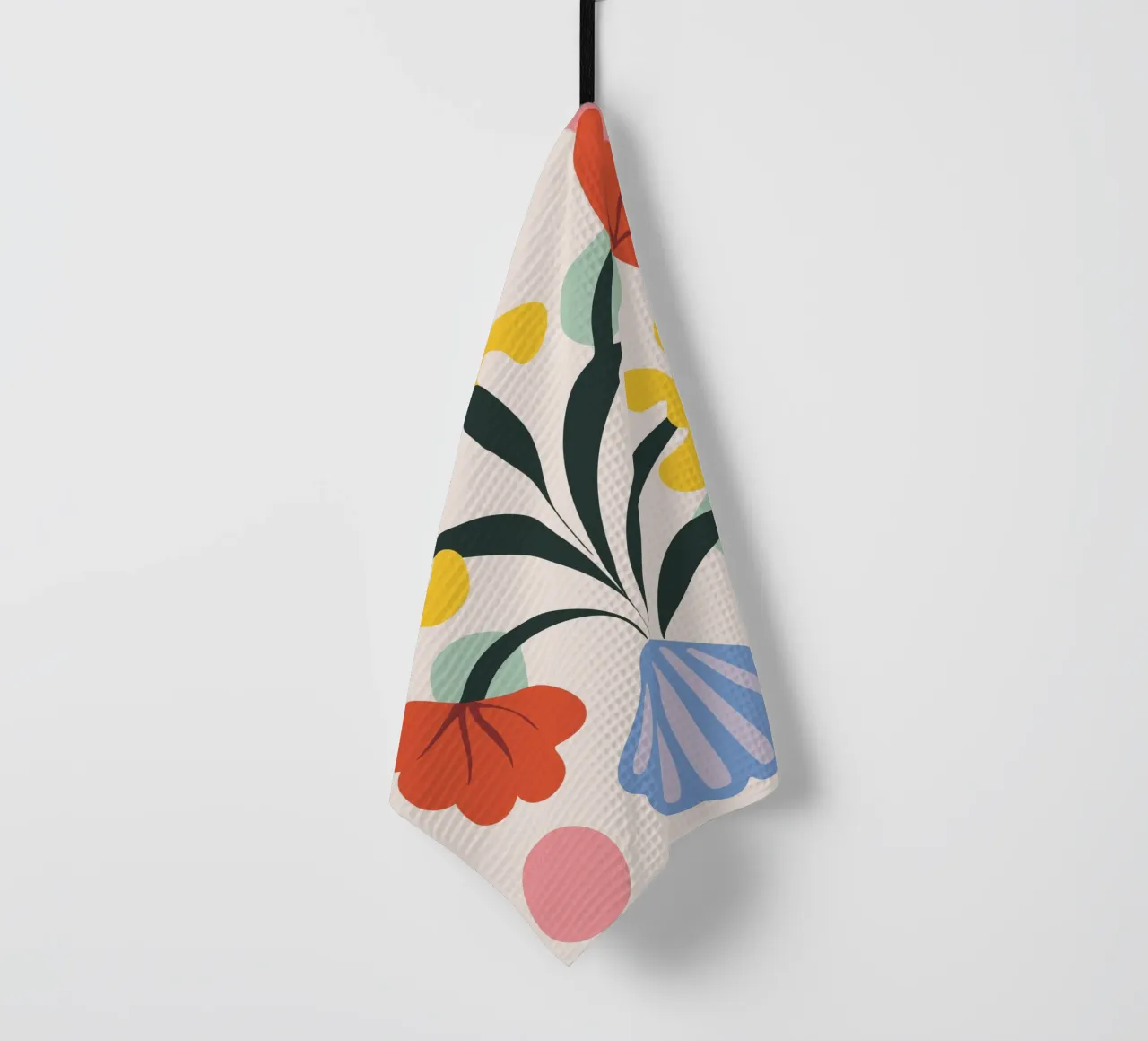 Miscela di fiori retrò canovaccio da cucina da Whole©
