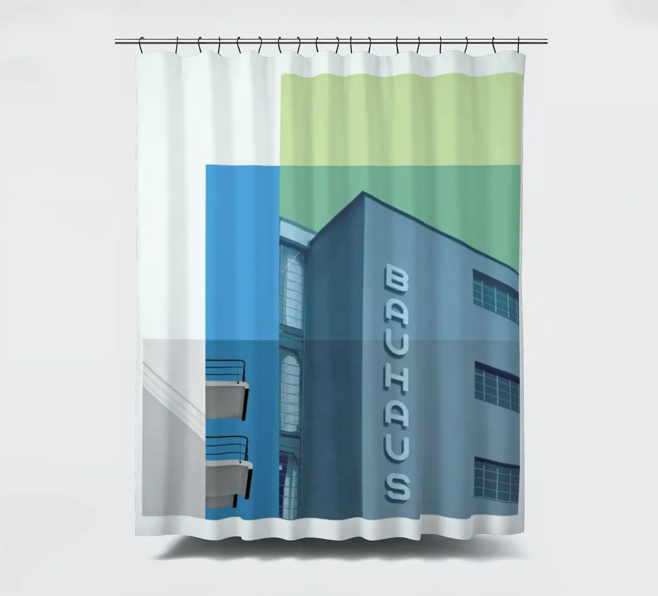 Bauhaus shower curtain by Visual Philosophy