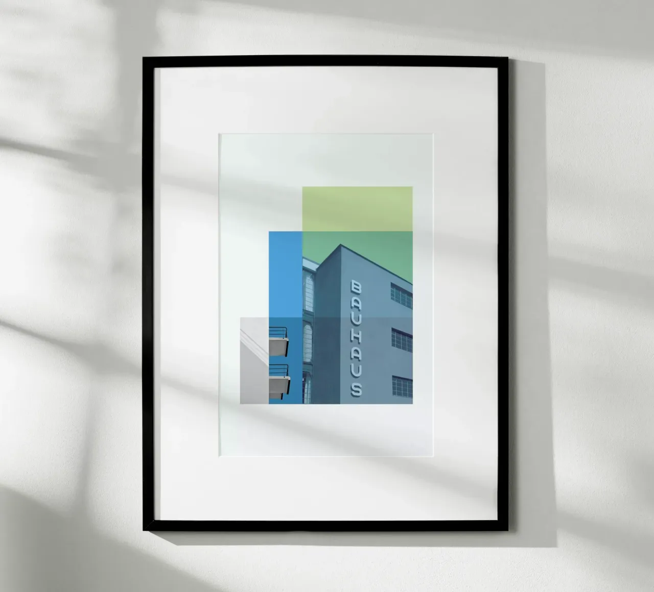 Bauhaus poster con telaio in plastica da Visual Philosophy