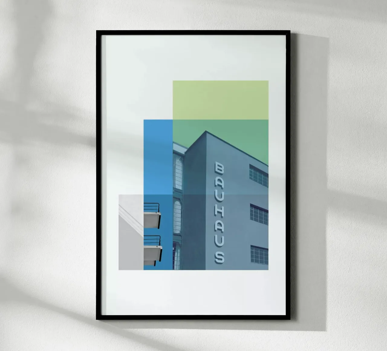 Bauhaus poster con telaio in plastica da Visual Philosophy