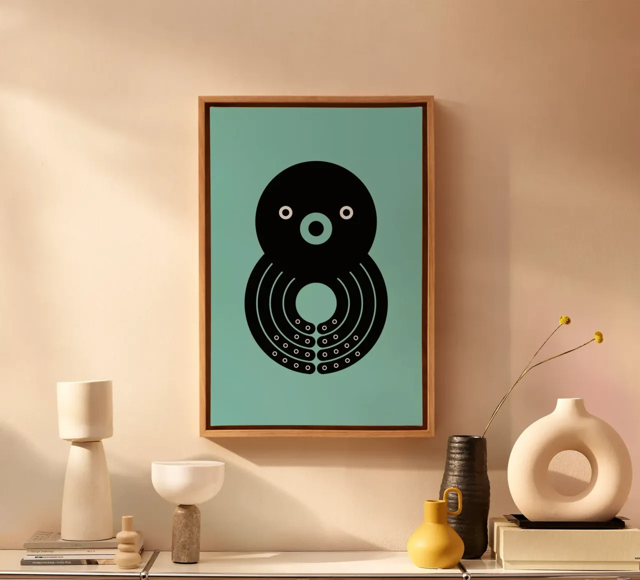 Octo tela con Cornice a cassetta da Jaco Haasbroek