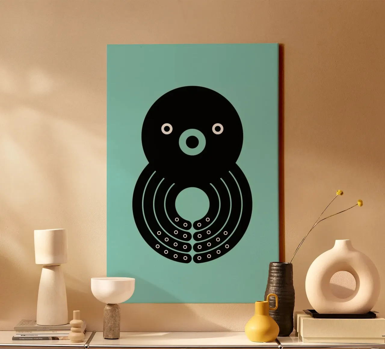 Octo tela con Cornice a cassetta da Jaco Haasbroek