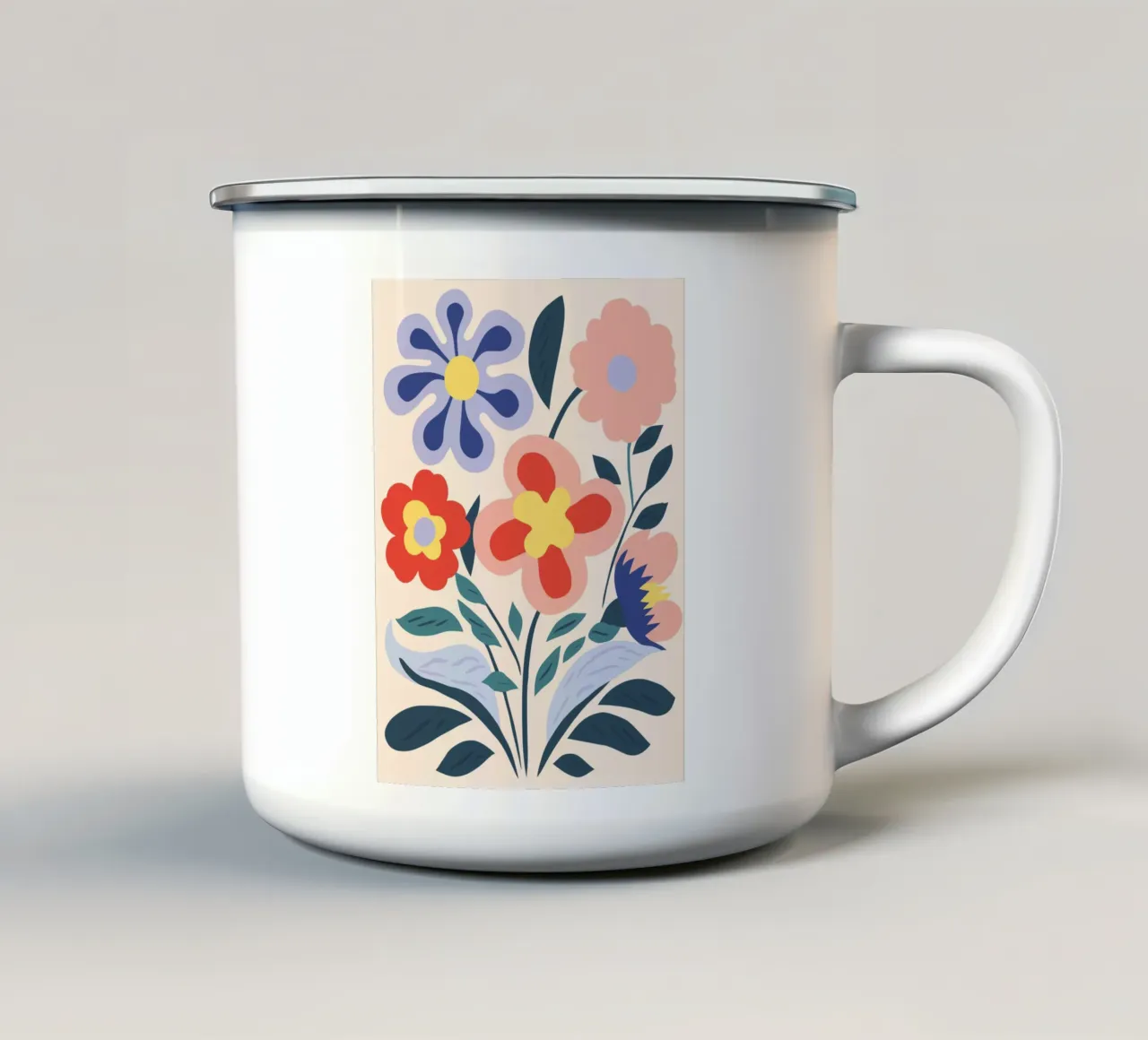 Armonia floreale tazza in smalto da Whole©
