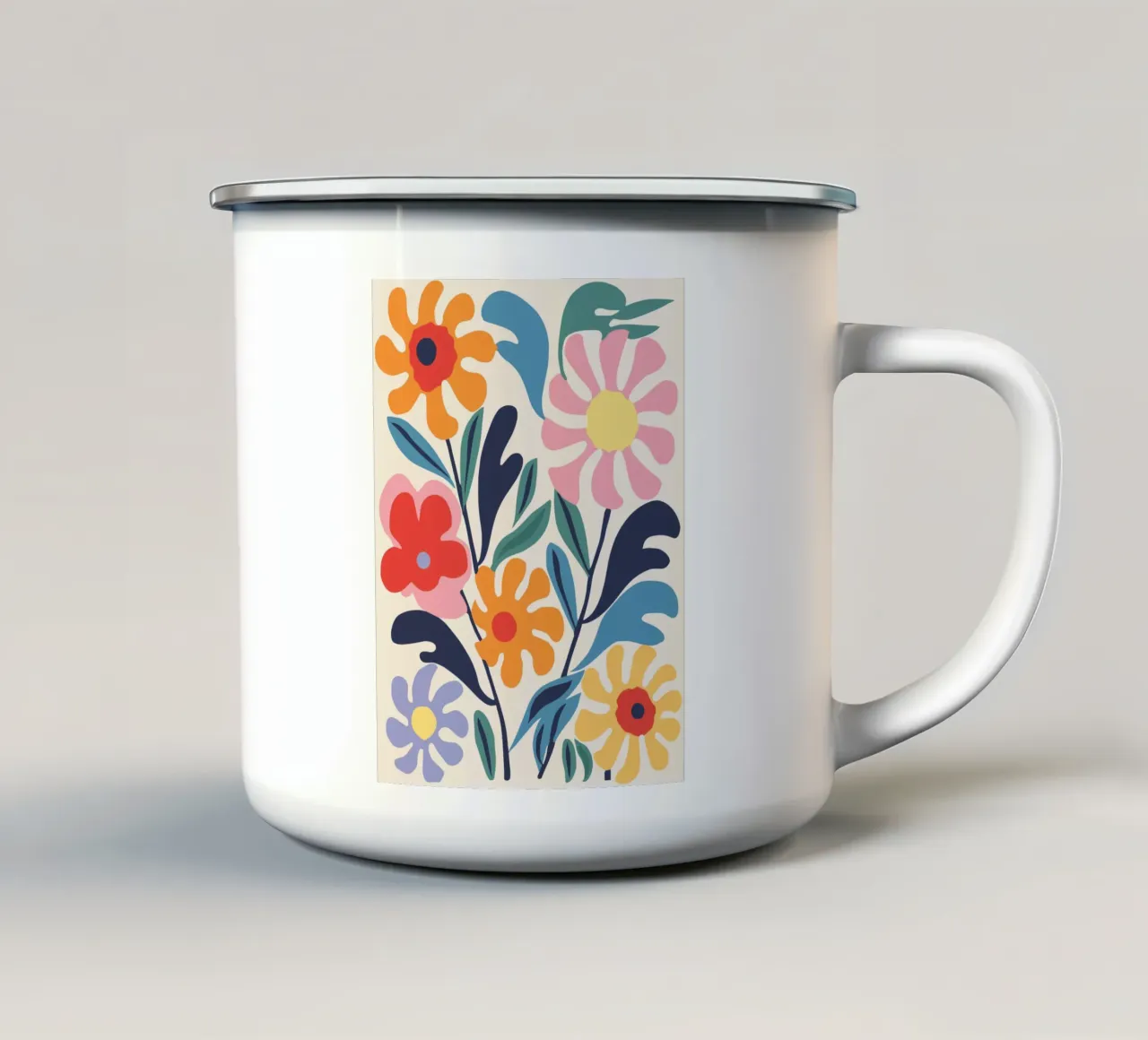 Armonia floreale tazza in smalto da Whole©