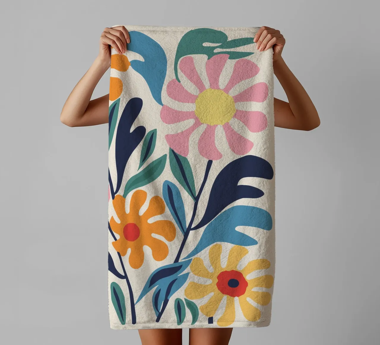 Flowery harmony towel by Whole©