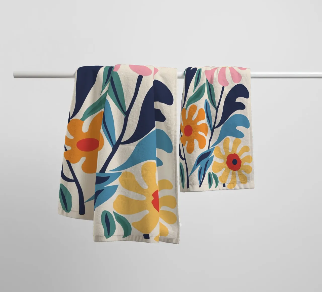 Flowery harmony towel by Whole©