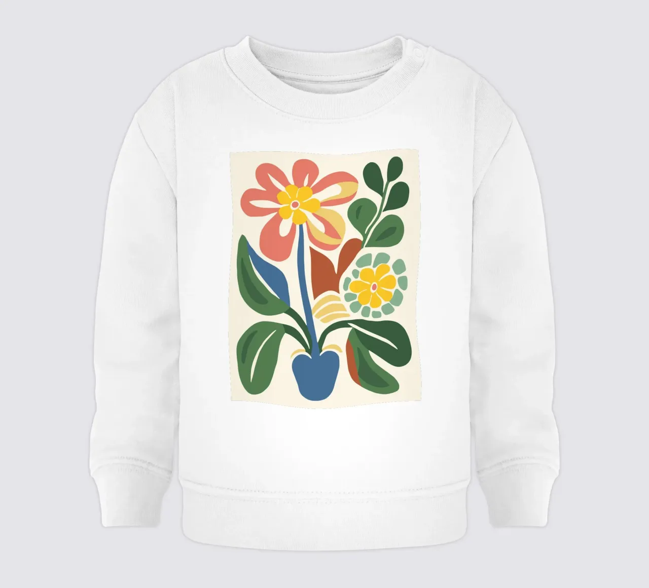 Splendore floreale astratto felpa neonato da Whole©
