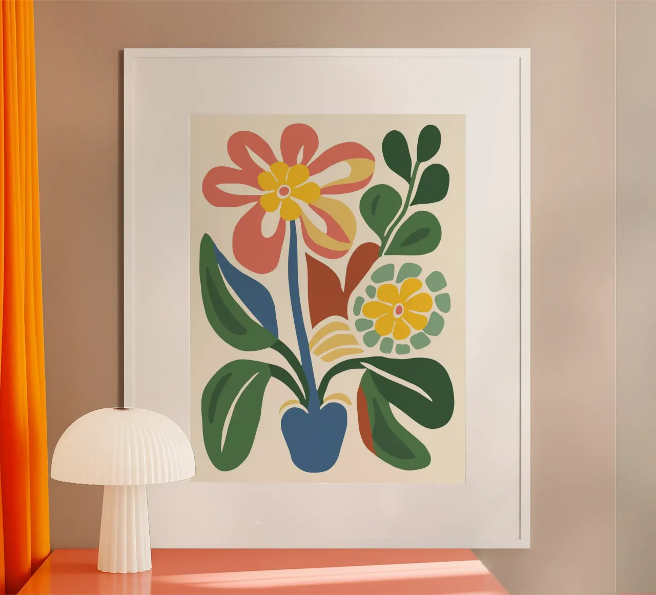 Splendore floreale astratto poster da Whole©