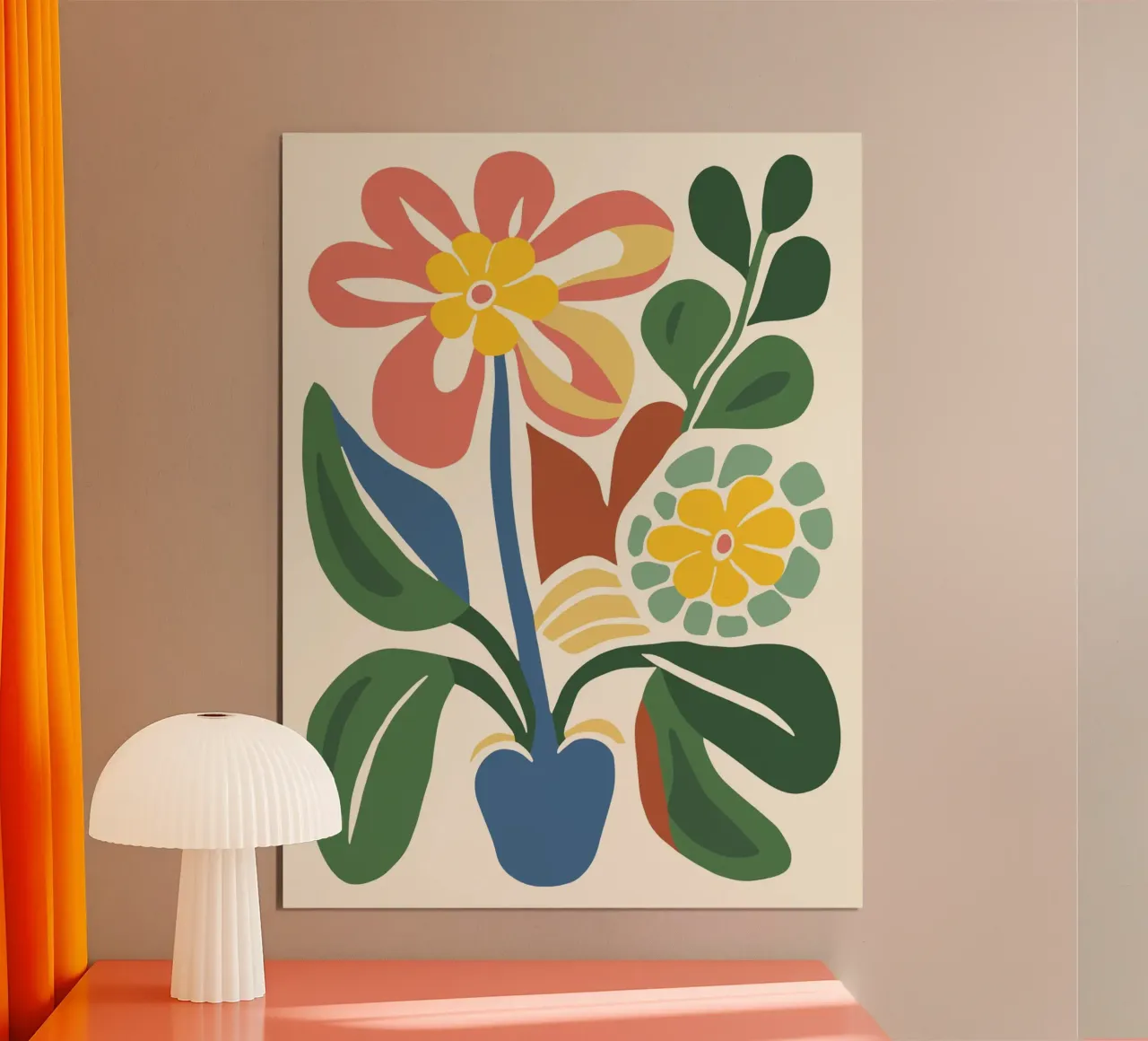 Splendore floreale astratto poster da Whole©