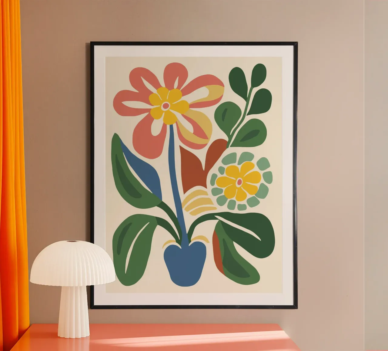 Splendore floreale astratto poster da Whole©