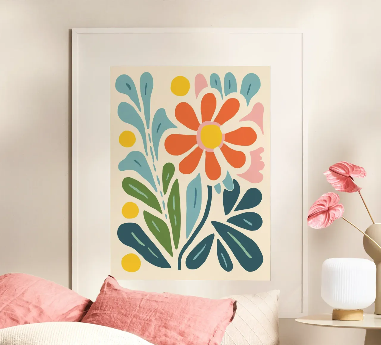 Bouquet abstract poster by Whole©