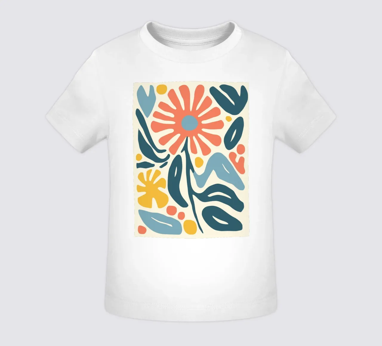 Retro-design floreale maglietta neonato da Whole©