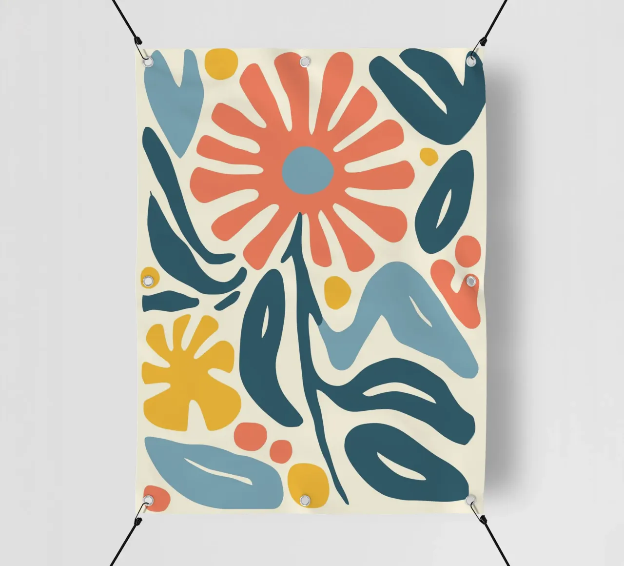 Retro-design floreale telo in pvc da Whole©