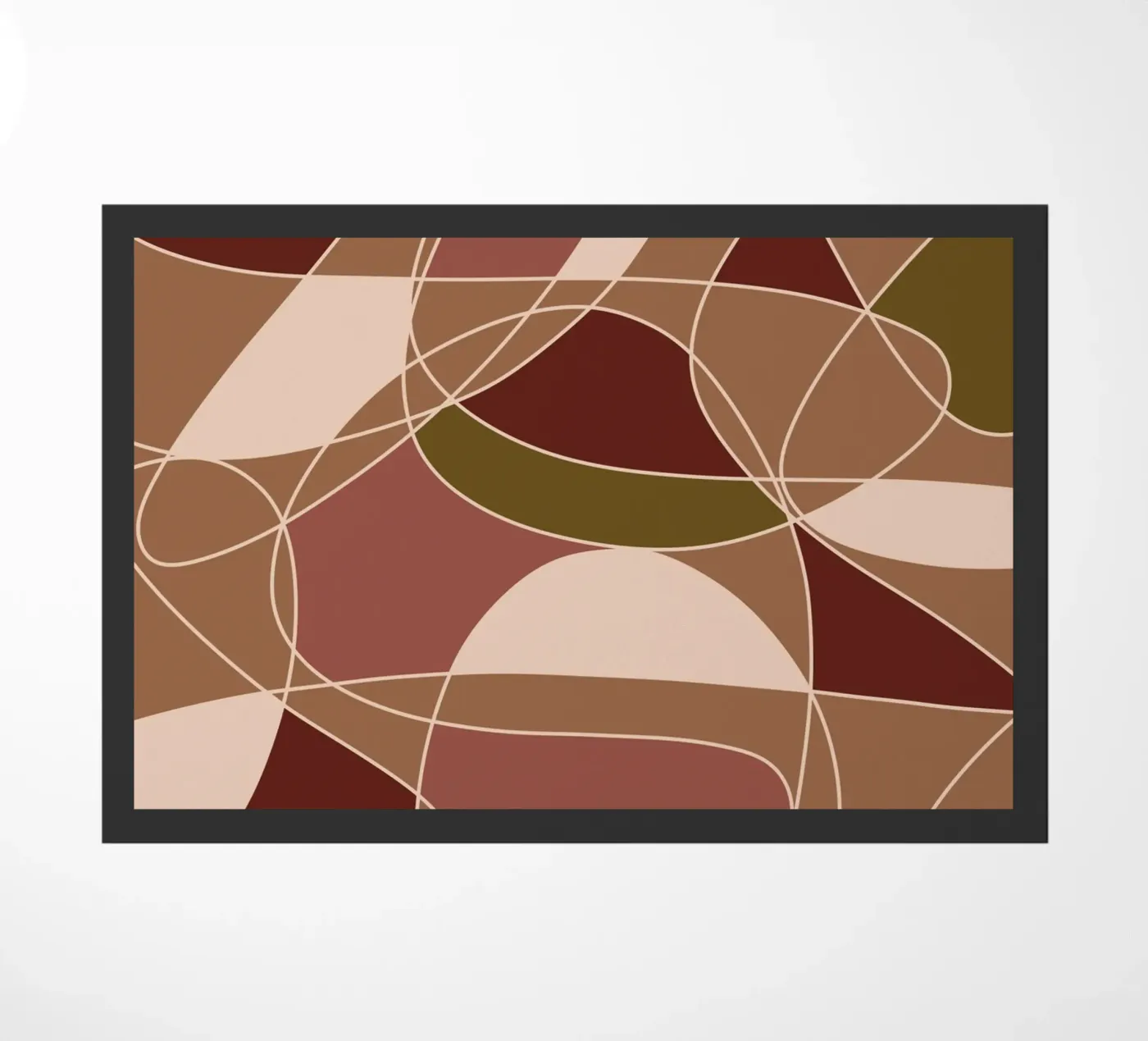 Broken Lines Fußmatte von Mathudace Créas