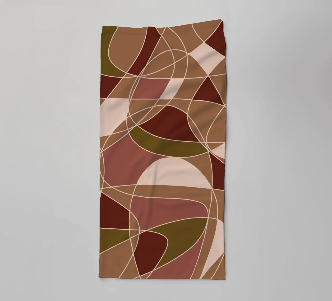 Broken Lines towel by Mathudace Créas