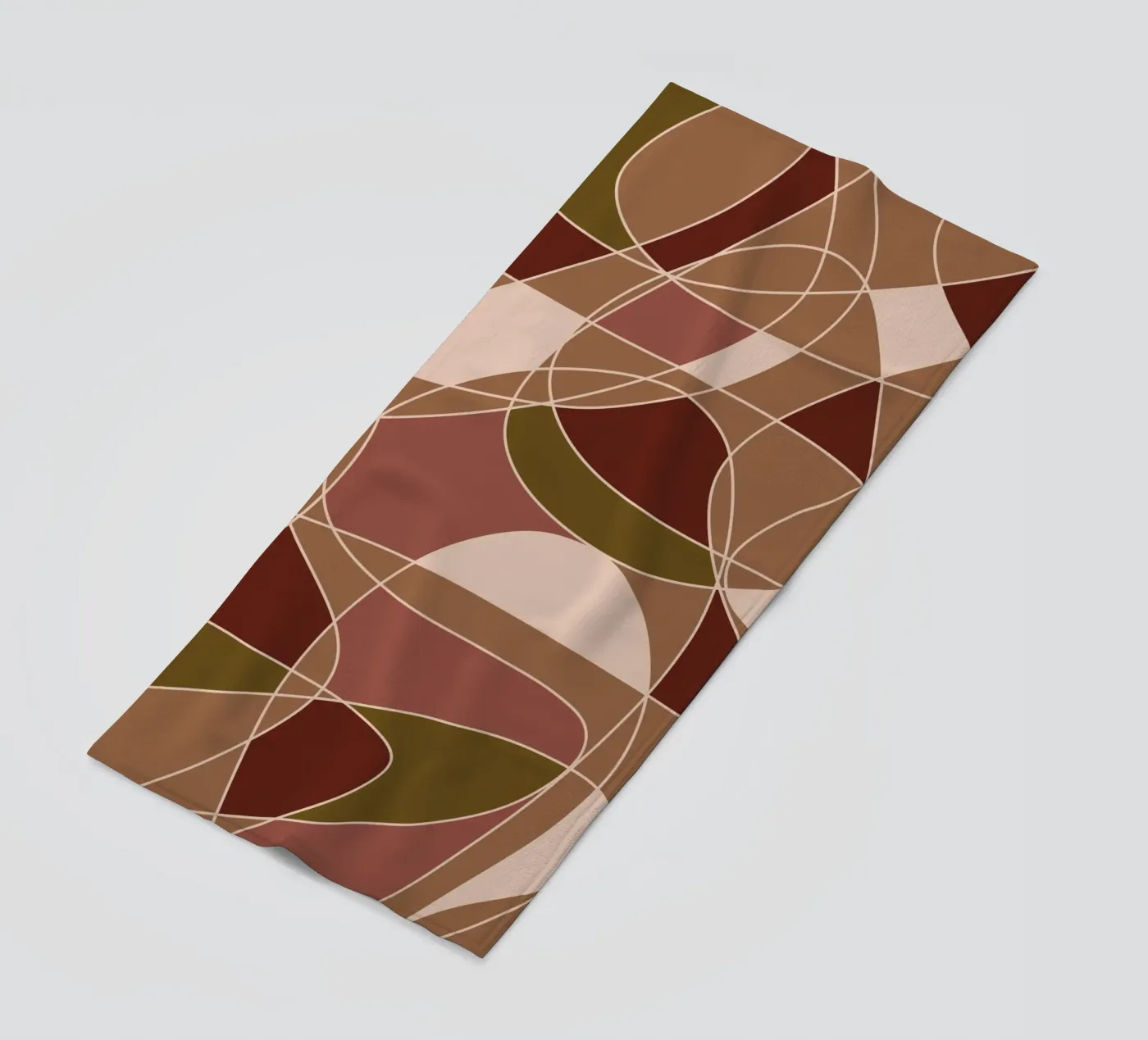 Broken Lines strandhanddoek van Mathudace Créas