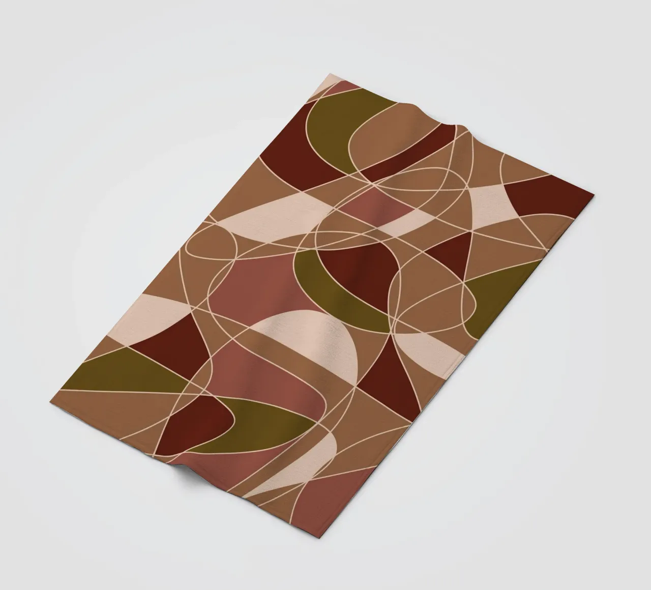 Broken Lines Fleecedecke von Mathudace Créas