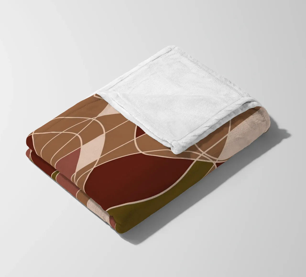 Broken Lines Fleecedecke von Mathudace Créas