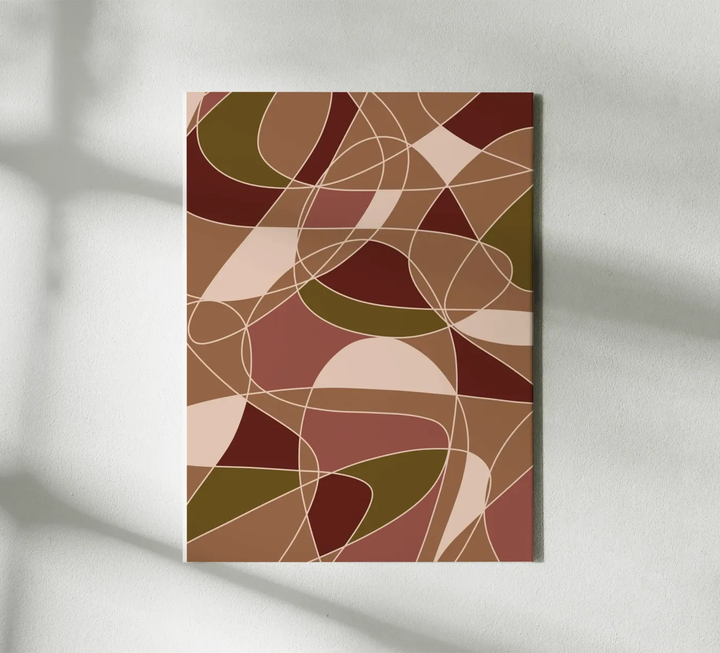 Broken Lines canvas by Mathudace Créas