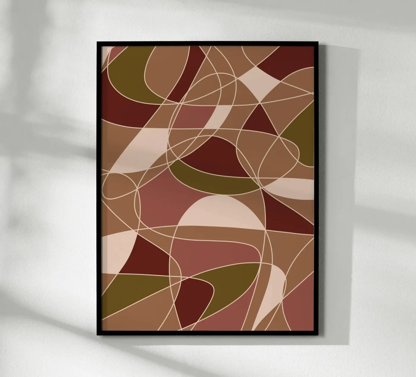 Broken Lines poster van Mathudace Créas