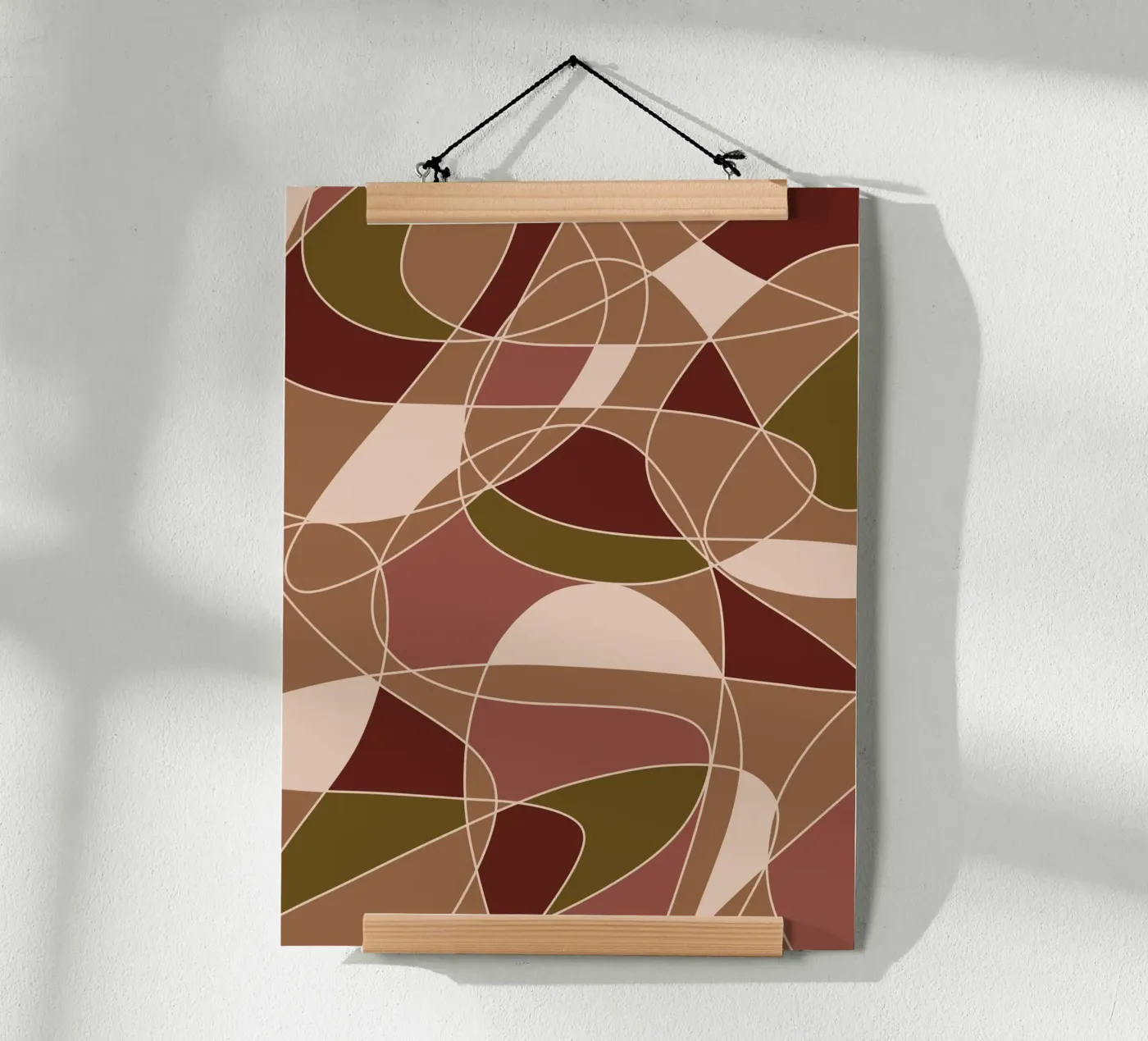 Broken Lines poster van Mathudace Créas