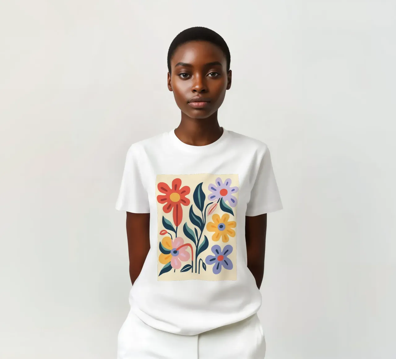 Splendore floreale colorato t-shirt da Whole©