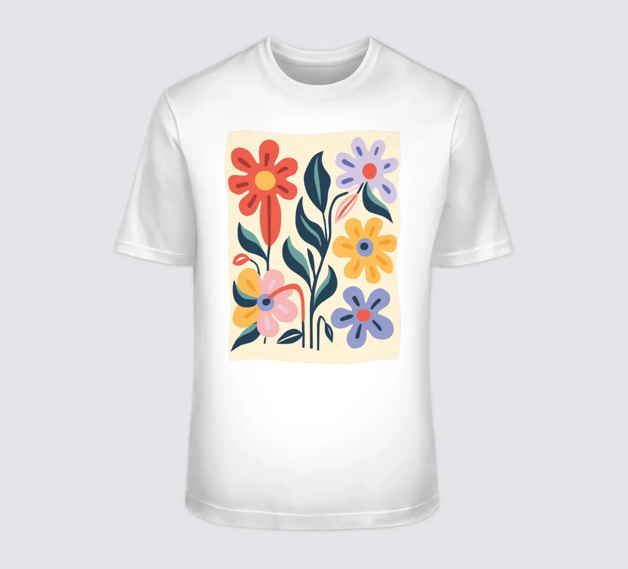 Splendore floreale colorato t-shirt da Whole©