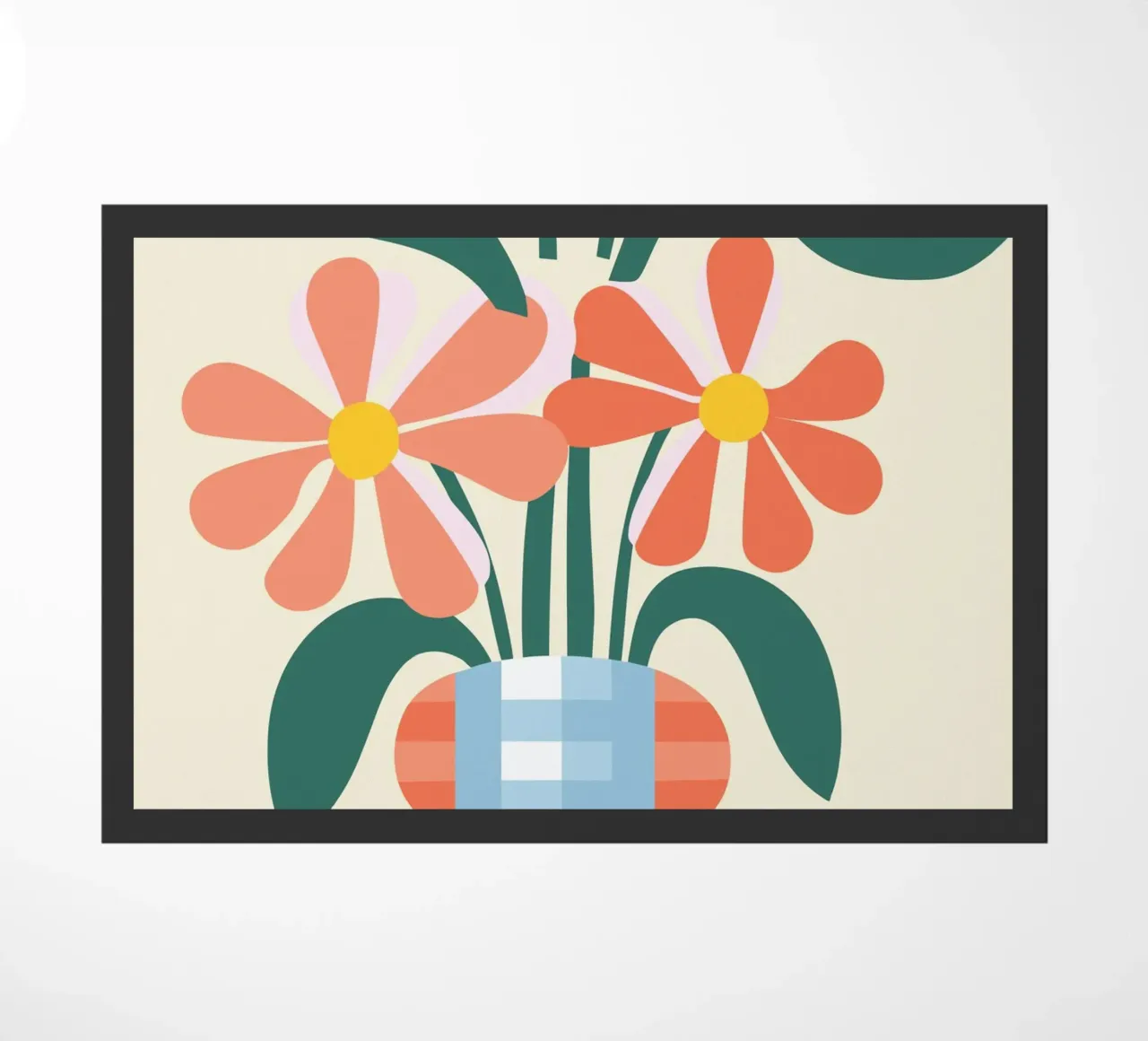 Illustrazione di un fiore allegro zerbino da Whole©