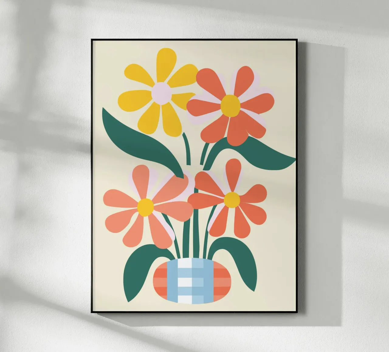 Illustrazione di un fiore allegro plexiglass da Whole©