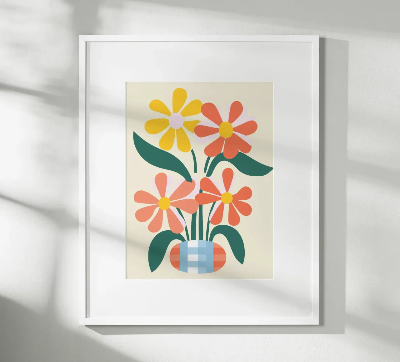 Illustrazione di un fiore allegro carta hahnemühle da Whole©