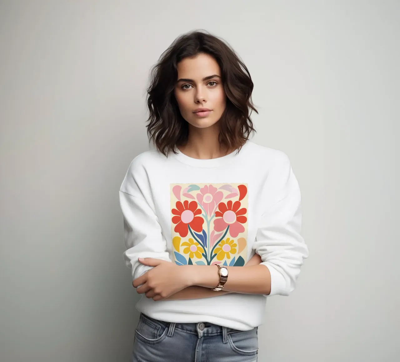 Design floral sweat de Whole©