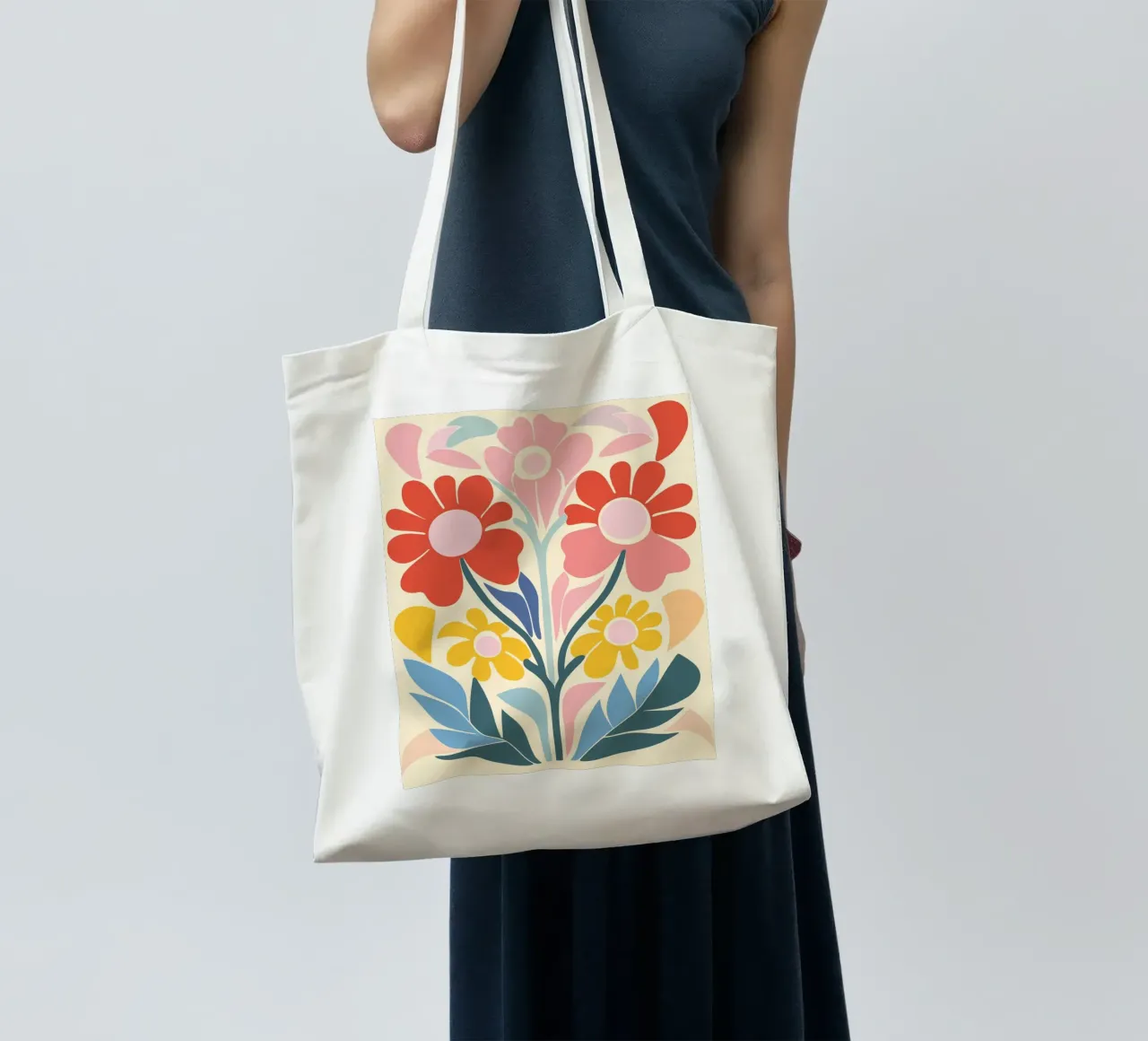 Design a splendore floreale borsa in juta da Whole©