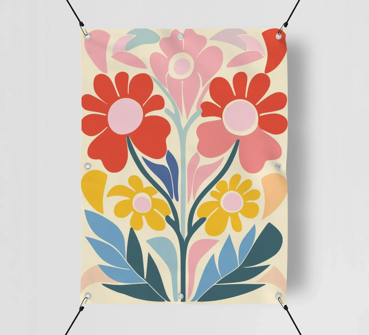 Design a splendore floreale telo in pvc da Whole©