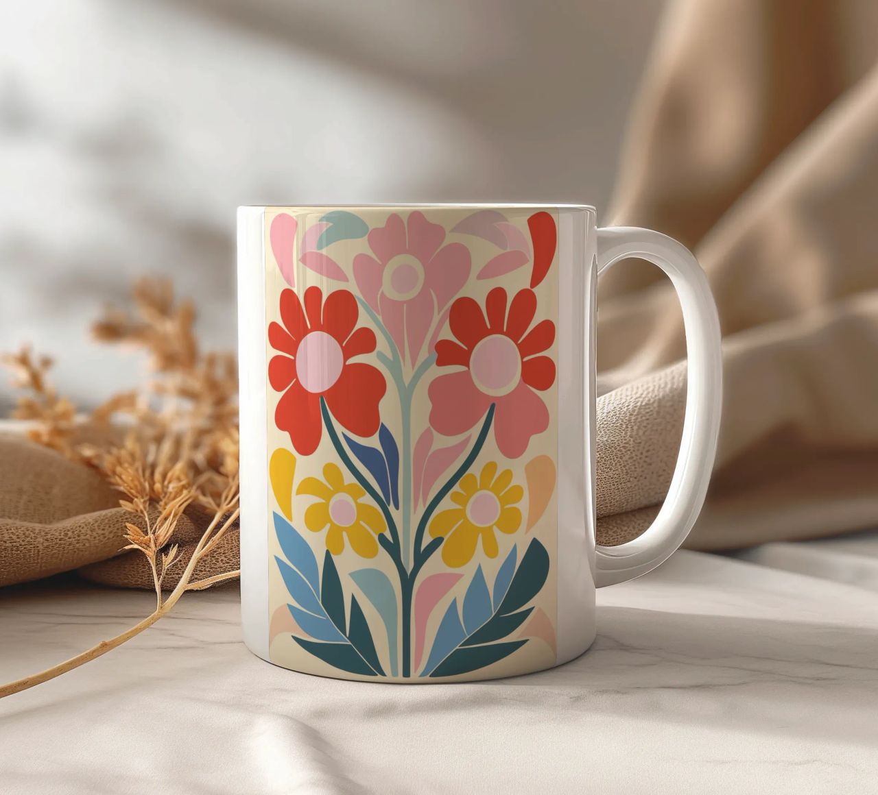 Design a splendore floreale tazza in ceramica da Whole©