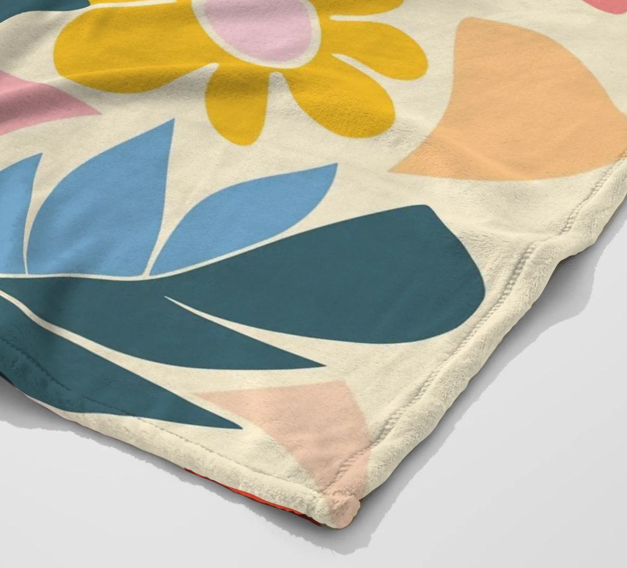 Design a splendore floreale coperta in pile da Whole©