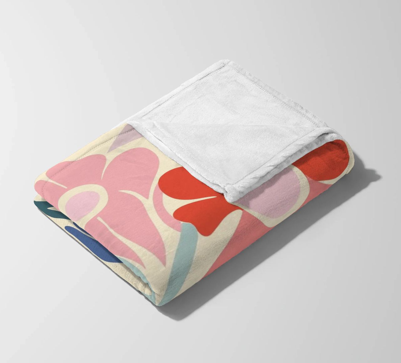 Design a splendore floreale coperta in pile da Whole©
