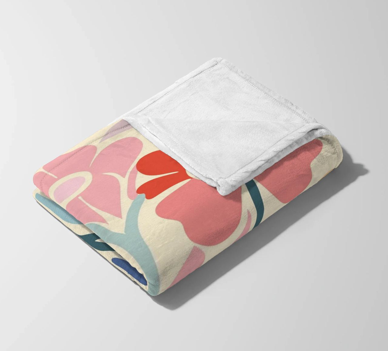 Design a splendore floreale coperta in pile da Whole©